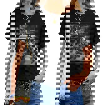 Divertida Con Estampado De Gangster Cats Para Hombre Y Con Estampado De Gato Callejero Camiseta de mujer - Regaloses