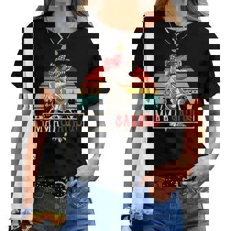 Divertido Mamasaurus T Rex Dinosaurio Mamaaurus Family Camiseta de mujer - Regaloses