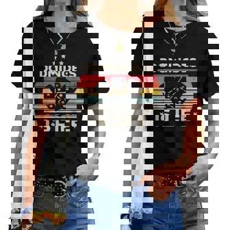 Dominó Es Laida Para Niñas Es Hombres Niños Dominóintage Camiseta de mujer - Regaloses