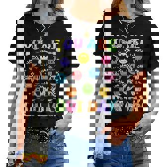 You Are Enough Christian Bible Dot Day Colorful Polka Dot Women T-shirt | Mazezy