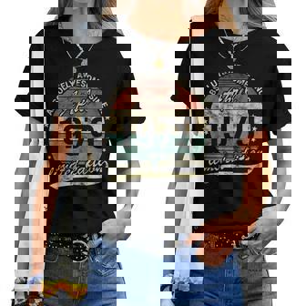 Fantastico Desde Abril 1979 Hombre O Cumpleaños In Mangas Camiseta de mujer - Regaloses