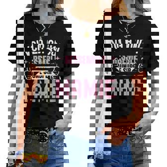 Fete Des Grands Meres Cadeau Drole Humour Mamanuper Mamie T-shirt femme - Cadeauxyz