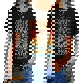 Fifth Grade Dabbing Boy Bruh It's My Last Day Of 5Th Grade Women T-shirt | Mazezy