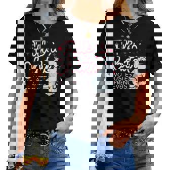 Fille À Chatsous Êtes Prévenus Chat Humour T-shirt femme - Cadeauxyz