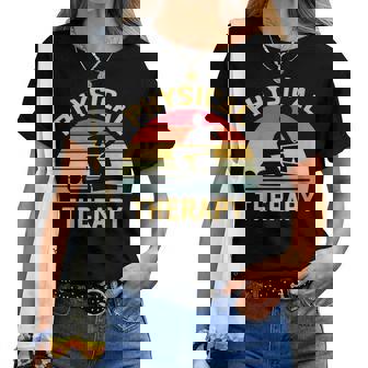 Fisioterapia Fisioterapia Retro Cuello Camiseta de mujer - Regaloses