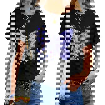 Foi Papillon Croix Chrétienne Jésus Chrétienne Manche Longue T-shirt femme - Cadeauxyz