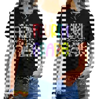 Fourth Grade Dream Team Back To School 4Th Grade Teacher Women T-shirt | Mazezy