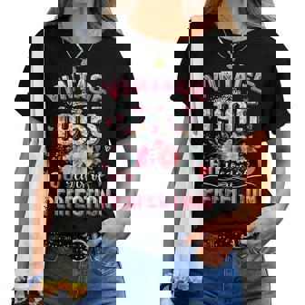 60Th B-Dayintage 1965 Floral 60 Years Of Perfection レディースTシャツ - Kawaiitshirt