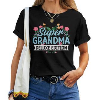 Super Grandma Deluxe Edition Mother's Day Women T-shirt | Mazezy