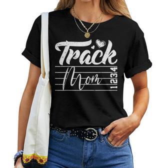 Track & Field Mom Mama Running Lover Women Women T-shirt - Thegiftio UK