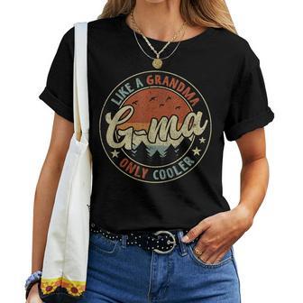 G-Ma Like A Grandma Only Cooler Retro Mother's Day Women T-shirt - Thegiftio UK