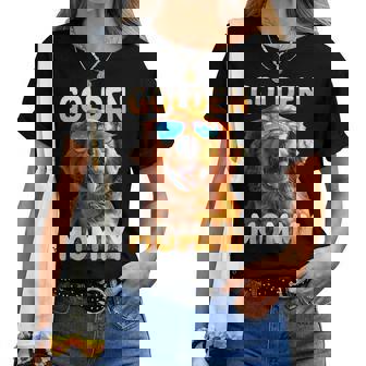 Golden Mommyゴールデン・ママ 母の日 ゴールデンレトリバー・ママ レディースTシャツ - Kawaiitshirt