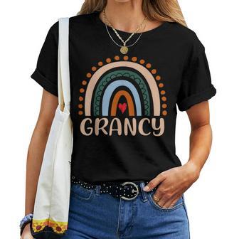 Grancy Rainbow Grandma Cute Grancy Women T-shirt - Thegiftio UK