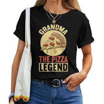 Grandma The Pizza Legend Mother's Day Pizza Making Women T-shirt - Thegiftio UK
