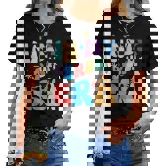 Groovy Cute Bruh メンズ レディース キッズ 面白い 兄弟 兄弟 レディースTシャツ - Kawaiitshirt