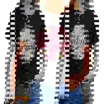 Groovy Mama Checkered Lightning Bolt Leopard Mom Women T-shirt - Thegiftio UK