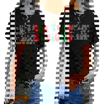 Groovy Our Teamleighs面白いクリスマスユーモア レディースTシャツ - Kawaiitshirt