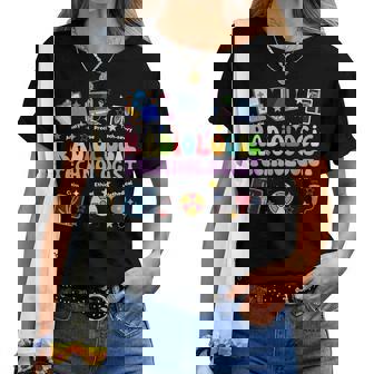 Groovy 放射線技師アート メンズ レディース X線技術 レディースTシャツ - Kawaiitshirt