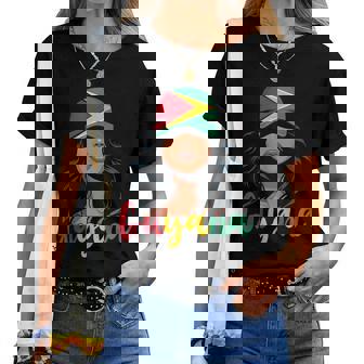 Guyanese Girl Guyana Flag Proud Guyanese Women Women T-shirt | Mazezy