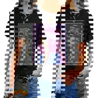 Hailatanad Anime Girl Japaneseaporwave Aesthetic レディースTシャツ - Kawaiitshirt