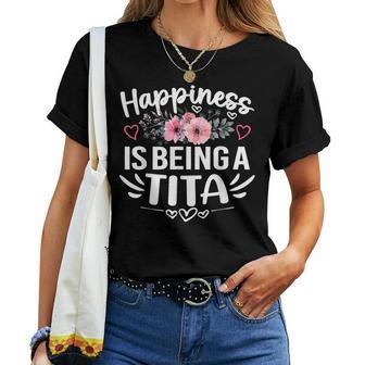 Happiness Is Being A Tita Mother's Day Grandma Women T-shirt - Thegiftio UK