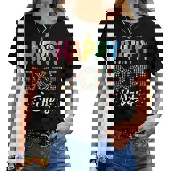 Happy Dot Day 2025 Teacher Student Colorful Polka Dot Day Women T-shirt | Mazezy