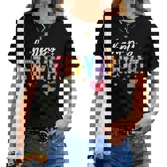 Happy Fri Yay Friday Lovers Teacher Fri Yay Weekend Women T-shirt | Mazezy