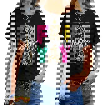 Happy Friyay Teacher Cute Teacher Fashion Fri-Yay Women T-shirt | Mazezy