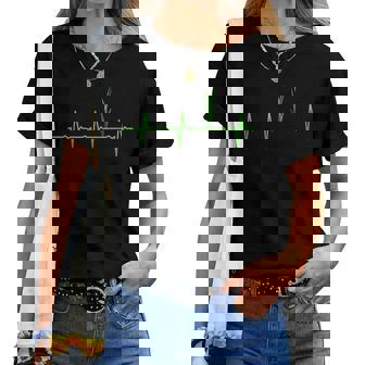 Hierbas Latido Del Corazónegano Heartbeat Planta Árbol Camiseta de mujer - Regaloses