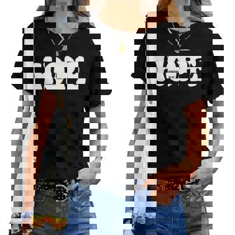 Hope Romans 15 13 レトロ グルービー 面白い クリスチャン 信仰 聖書 J レディースTシャツ - Kawaiitshirt