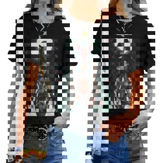 Hot Girl On 男性用 堕天使バトルレディ レディースTシャツ - Kawaiitshirt