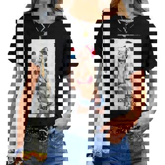 Hot Girl On 男性用 セクシー アイス ポップ ピンナップ 3 グランジ レディースTシャツ - Kawaiitshirt