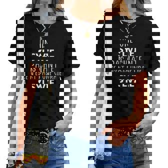 Humour Une Sylvie Pas Chiante Ce N'est Pas Unraie Sylvie T-shirt femme - Cadeauxyz
