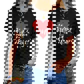 J'aime Mont-De-Marsan France S Coeur T-shirt femme - Cadeauxyz