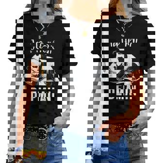 Je Fais Demain La Flemme Humour Panda Drôle T-shirt femme - Cadeauxyz