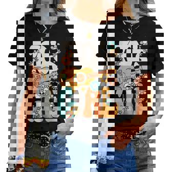 Jolie Tenue Hippie Rétro Années 70 Pour S Et Filles T-shirt femme - Cadeauxyz