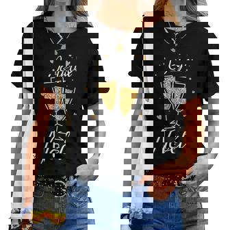 Joyeux Noël Nouvel An Champagne Noël Moche S Buveuse De T-shirt femme - Cadeauxyz