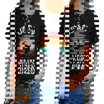 Just A Boy Who Loves Chickens シャツ キッズ 幼児 男の子 チキン レディースTシャツ - Kawaiitshirt