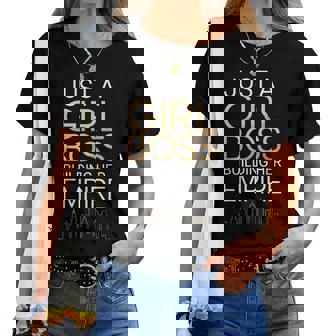 Just A Girl Boss Emprendedora E Inversora Camiseta de mujer - Regaloses