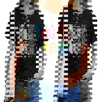 You Are Kind Back To School Teacher Retro Teacher School Women T-shirt | Mazezy