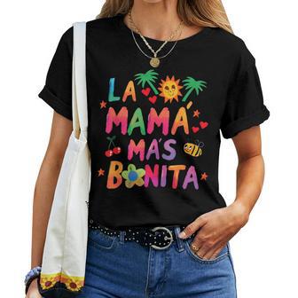 La Mama Mas Bonita The Best Mom In The World Women T-shirt - Thegiftio UK