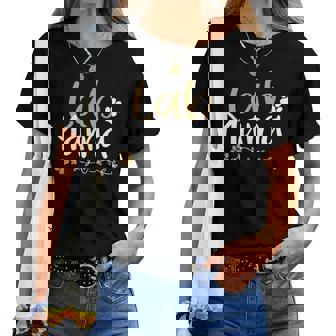 Lab Mom Lab Mama ラブラドールレトリバー シャツ かわいいペット愛好家 犬 レディースTシャツ - Kawaiitshirt