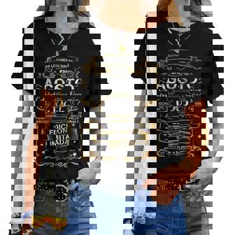 Las Leyendas Nacen Agosto 1965 Cumpleaños Hombre Camiseta de mujer - Regaloses