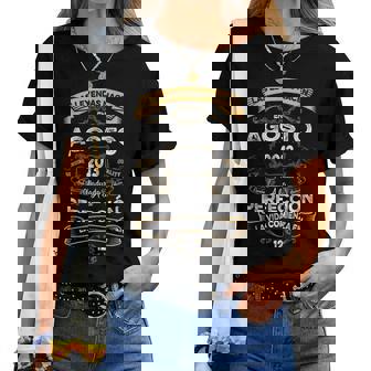 Leyendas Agosto 2013 Hombre 12 Años Cumpleaños Camiseta de mujer - Regaloses