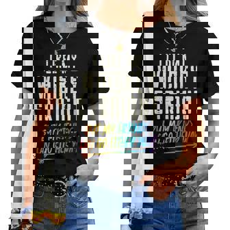 Like My Whiskeytraight Friends Lgbtq Gay Pride Proud Ally レディースTシャツ - Kawaiitshirt