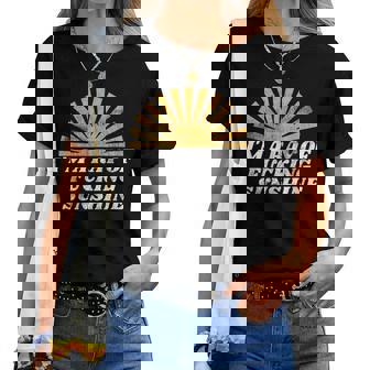 Lustiges Retro-Geschenk Für Männer Und Frauen Mit Aufschrift I'm A Ray Of Fuckingunshine T-shirt Frauen - Geschenkecke