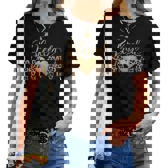 Mama Blessed Mom Leopard Print Happy Women T-shirt | Mazezy