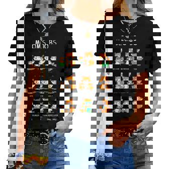 Mamme Lavori Festa Della Mamma Mamma Mamma Nerd Fox Carinoolpi Maglietta da donna - Novitaregali