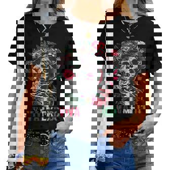 Mexican Independence Day Sugar Skull Viva Mexico Women Women T-shirt | Mazezy