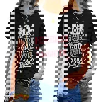 Mom Daughter Granddaughterquad マッチングママ 母の日 レディースTシャツ - Kawaiitshirt